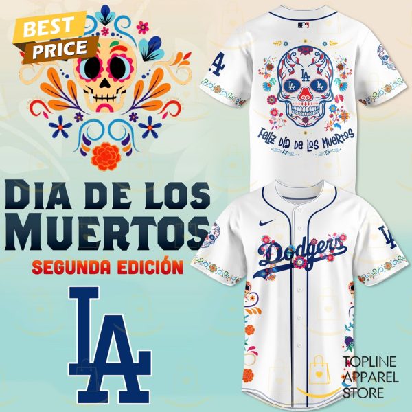 Los Angeles Dodgers 2024 Dia De Los Muertos Baseball Jersey