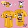 Los Angeles Lakers X Hello Kitty 2024-2025 Baseball Jersey – Purple