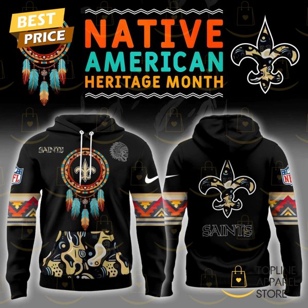 New Orleans Saints Native American Heritage Month Hoodie