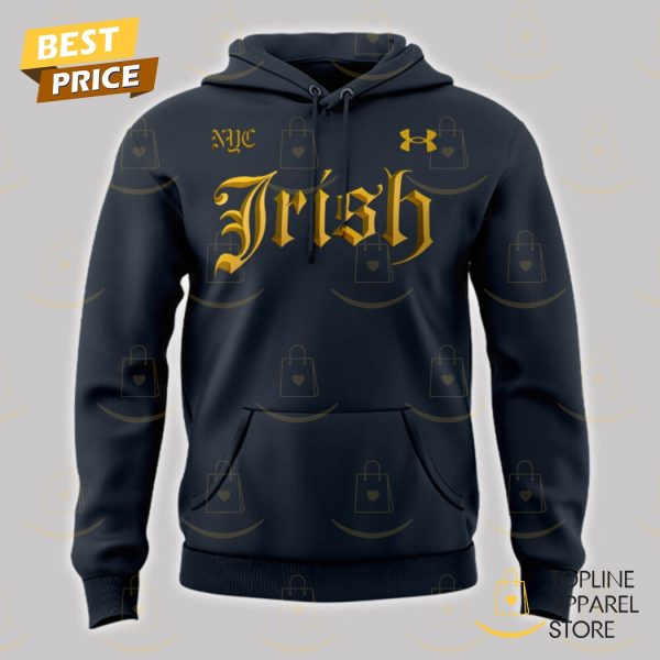 2024 Shamrock Series Notre Dame Fighting Irish Football Design Hoodie