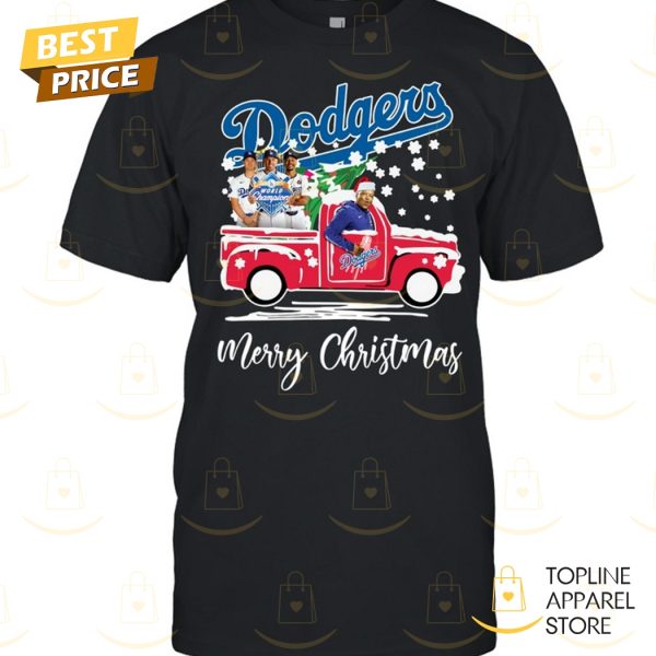 Merry Christmas Los Angeles Dodgers Unisex T-Shirt