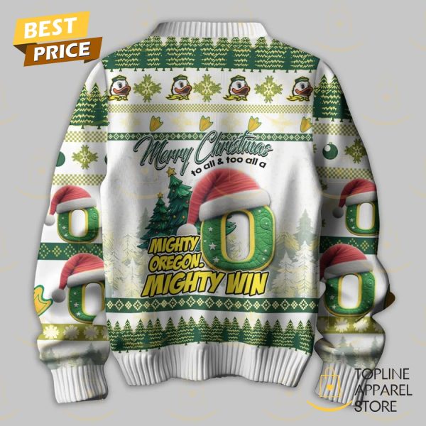 Oregon Ducks They Not Like Us – Merry Christmas Mighty Oregon Mighty Win Sweater