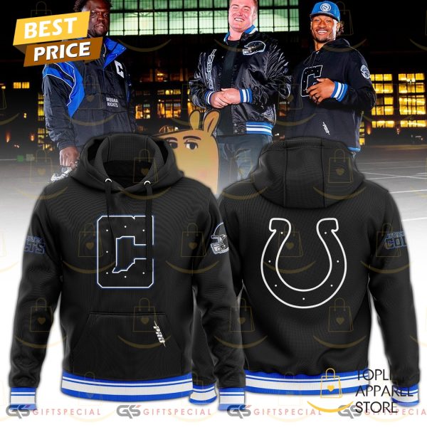 2024-25 Indianapolis Colts Dark Night Hoodie – Black