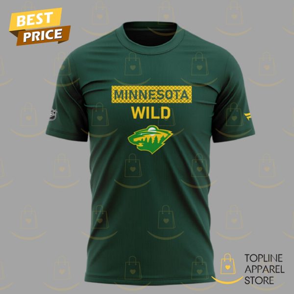 2024 Minnesota Wild Logo 3D T-Shirt