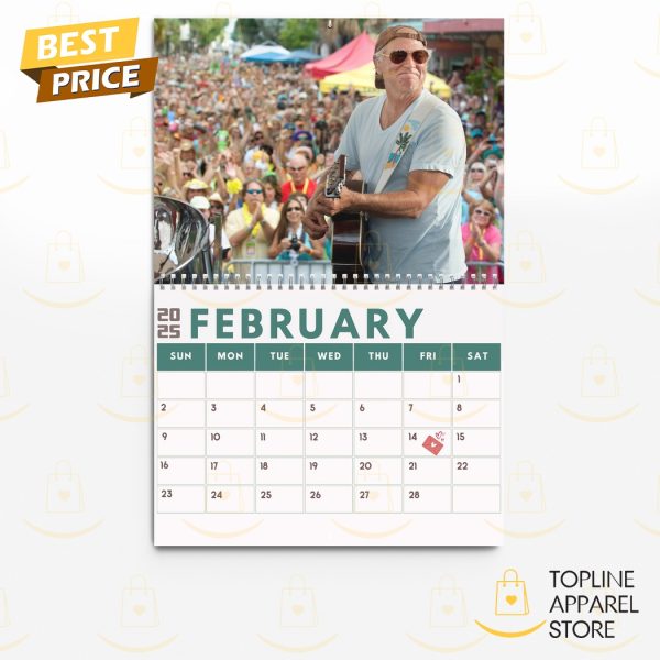 Jimmy Buffett Happy New Year 2025 Calendar