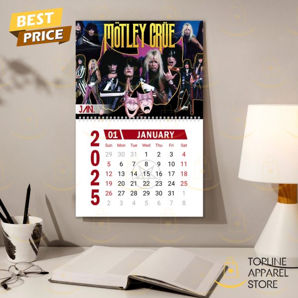 Motley Crue Shout At The Devil 2025 Calendar