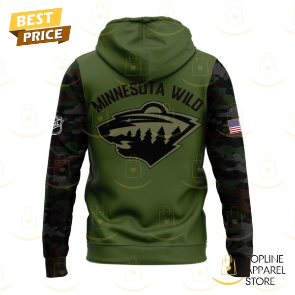 Military Apreciation Minnesota Wild Hoodie