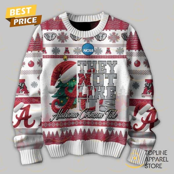 Alabama Crimson Tide They Not Like Us – Merry Christmas Roll Tide Sweater