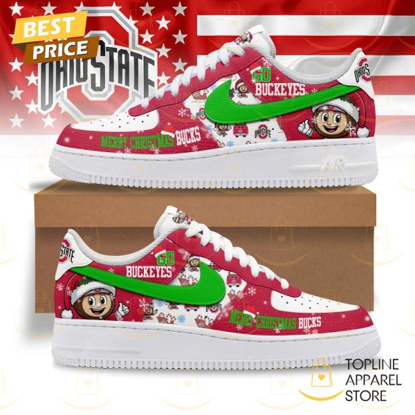 Ohio State Buckeyes Merry Christmas Bucks Air Force 1