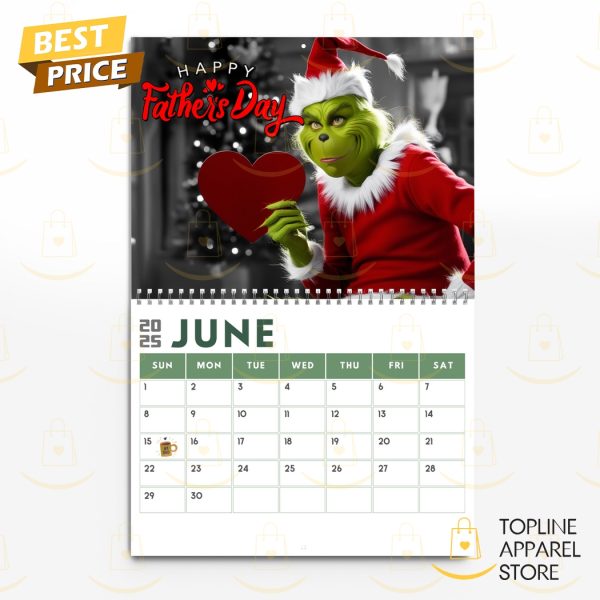 The Grinch Happy New Year 2025 Calendar