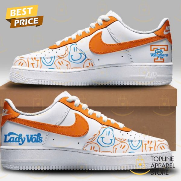 Personalized Lady Tennessee Volunteers Basketball Smile Logo Air Force 1