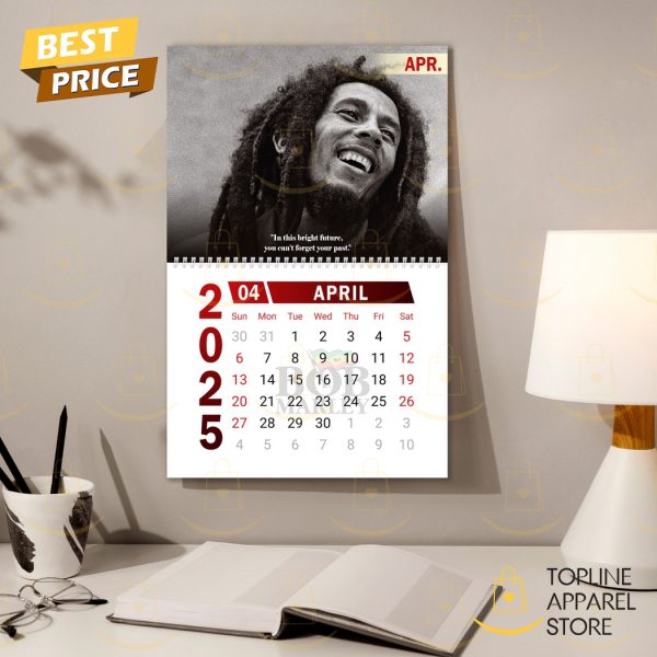 Bob Marley Happy New Year 2025 Calendar