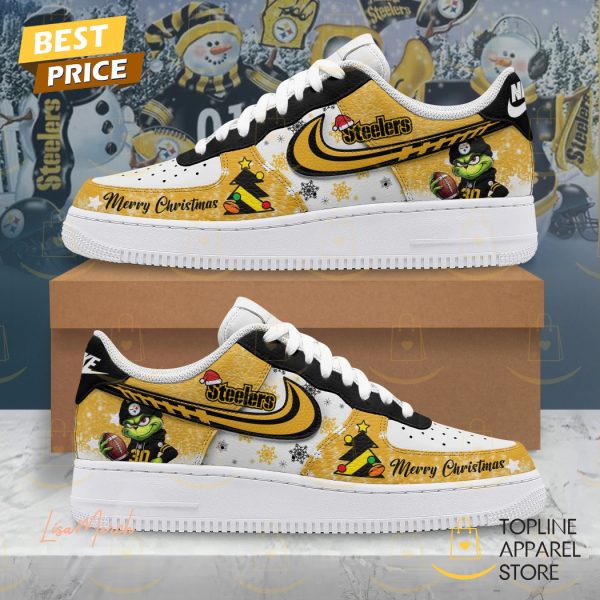 Pittsburgh Steelers Merry Christmas Air Force 1