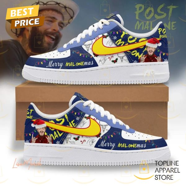 Post Malone Merry Malonemas Air Force 1