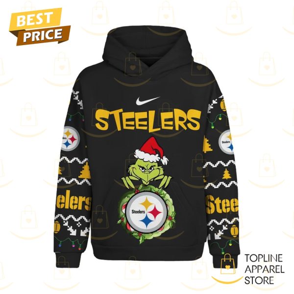 The Grinch x My Pittsburgh Steelers Stole My Heart Hoodie