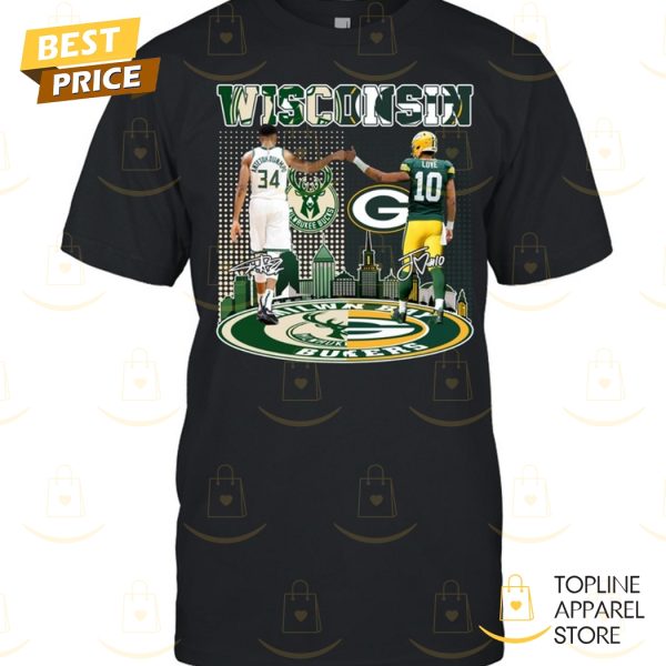 Milwaukee Bucks x Green Bay Packers Signature Unisex T-Shirt