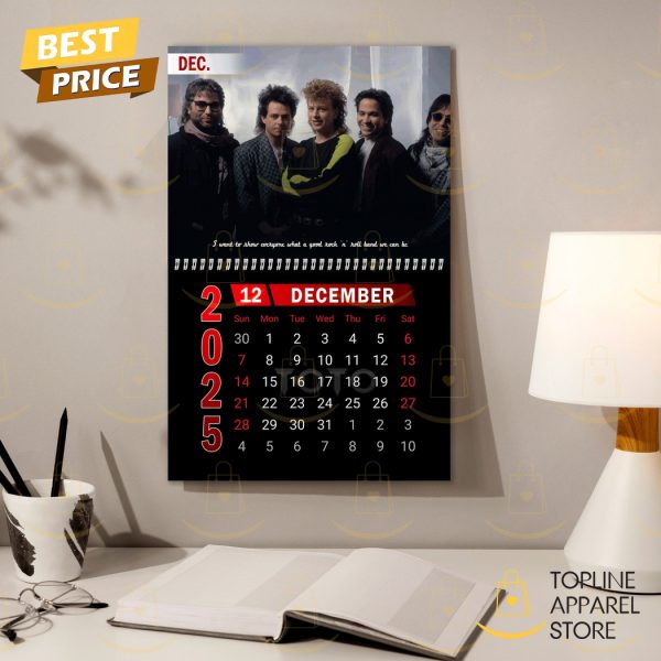 ToTo Rock Band New Year 2025 Calendar