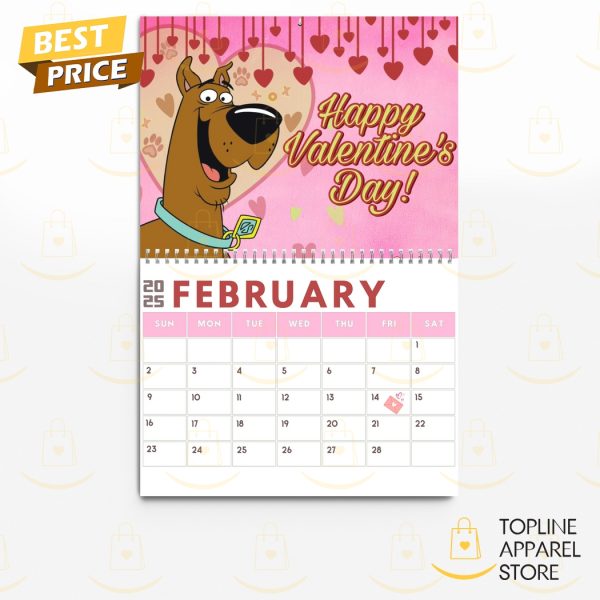 Scooby-Doo Happy New Year 2025 Calendar