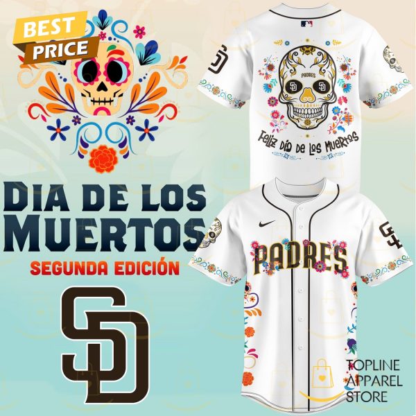 San Diego Padres 2024 Dia De Los Muertos Baseball Jersey