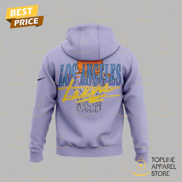 Los Angeles Lakers Basketball Team Design Hoodie