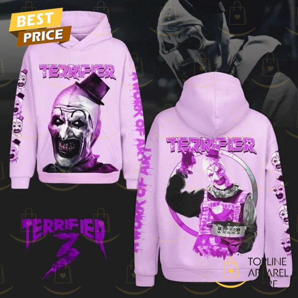 Terrifier 3 A Work Of Art Hoodie – Purple