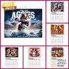 Texas Longhorns Hook Em Horns 2025 Calendar