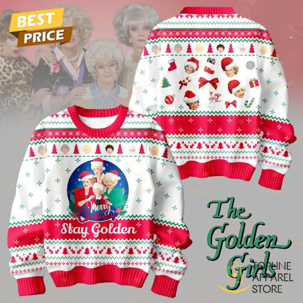 The Golden Girls Merry Christmas Stay Golden Sweater