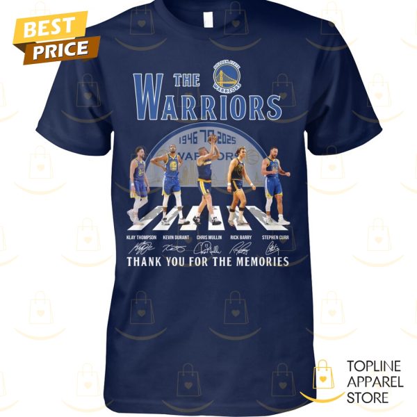 Golden State Warriors Stephen Curry x Klay Thompson Legends Signature Thank You For The Memories Unisex T-Shirt