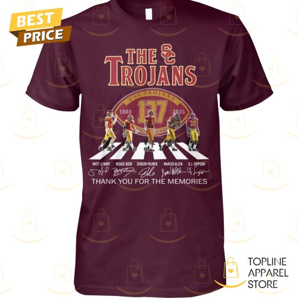 The USC Trojans 137 Years Signature Thank You For The Memories Unisex T-Shirt