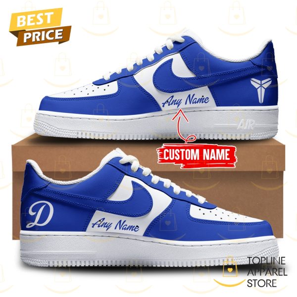 Personalized Kobe Bryant x Los Angeles Dodgers Air Force 1