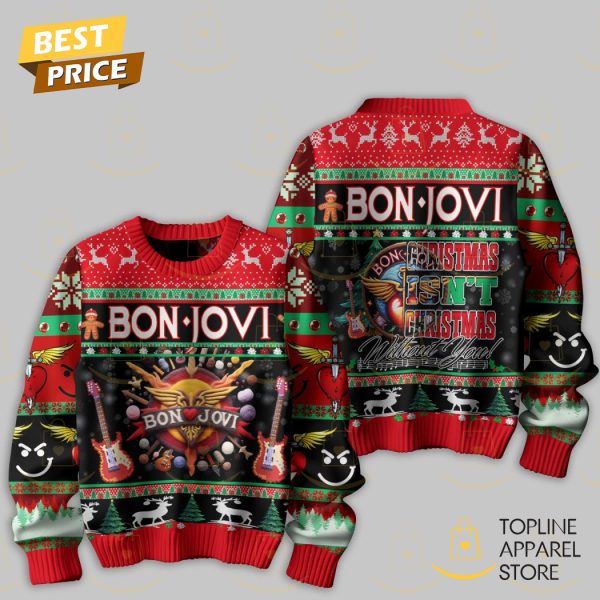 Bon Jovi Christmas Isnt Christmas Sweater