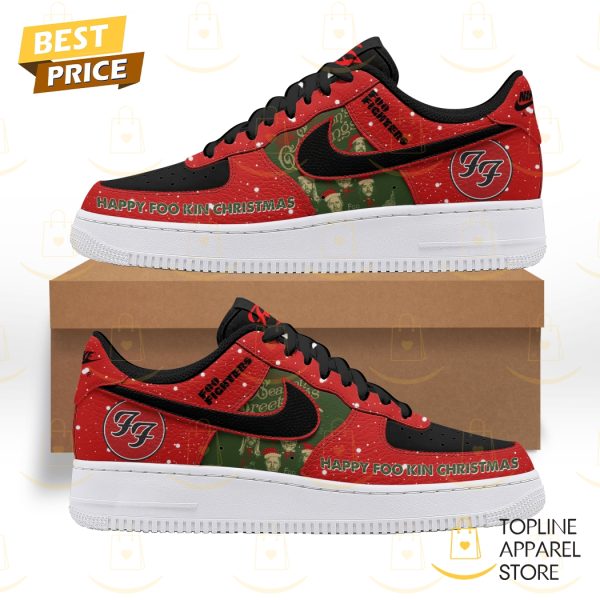 Foo Fighters Happy Foo Kin Christmas Air Force 1