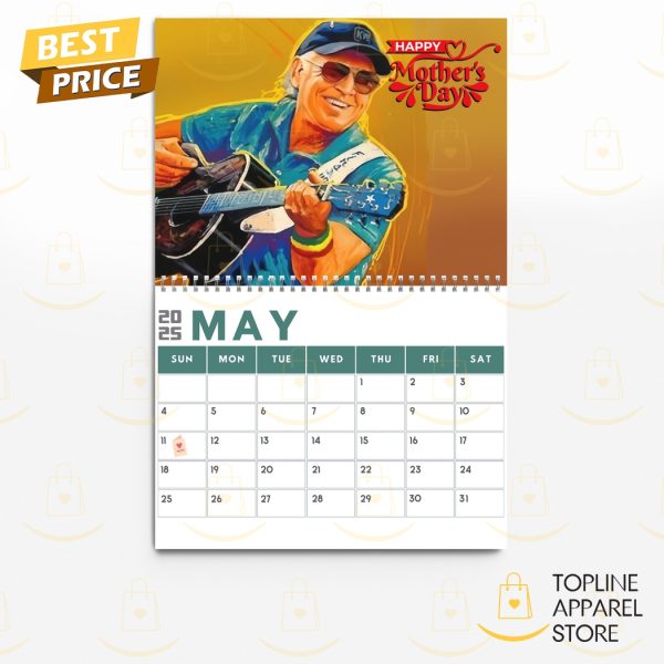 Jimmy Buffett Happy New Year 2025 Calendar