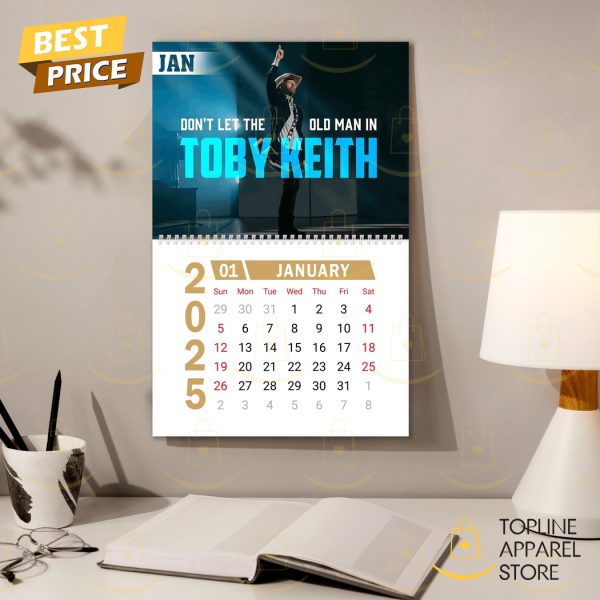 Toby Keith American Icon Happy New Year 2025 Calendar