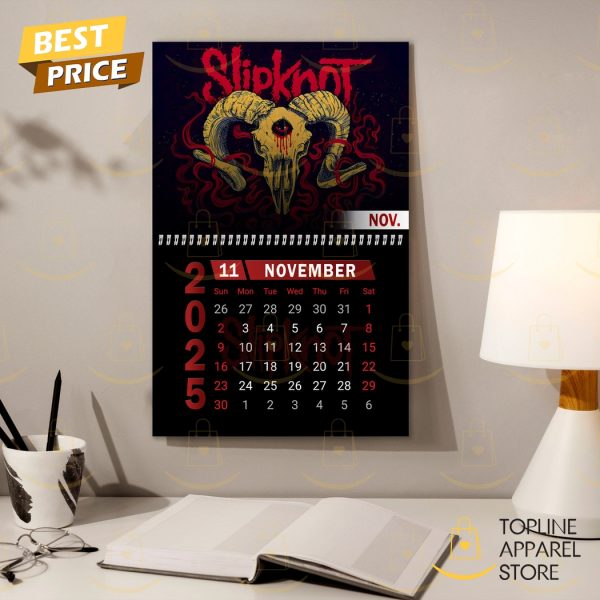 Slipknot Happy New Year 2025 Calendar