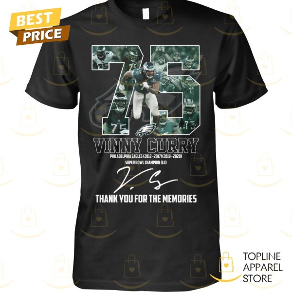 Vinny Curry Philadelphia Eagles Signature Thank You For The Memories Unisex T-Shirt