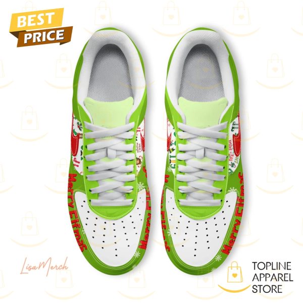 Elf – Smiling My Favorite Merry Elfmas Air Force 1