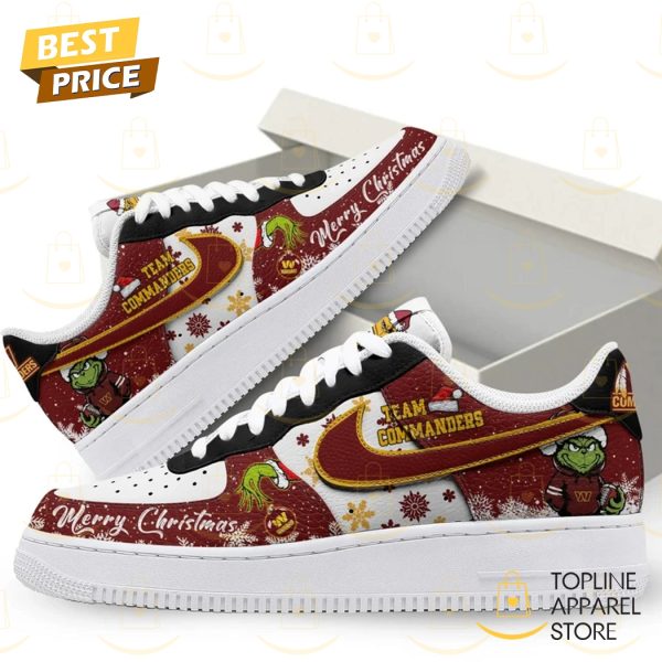 Team Washington Commanders Merry Christmas Air Force 1