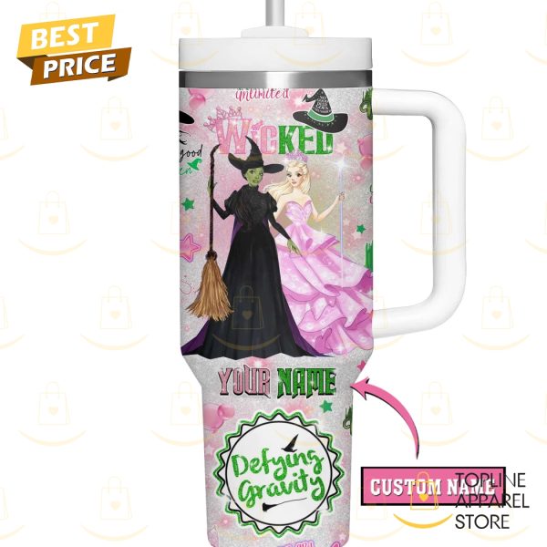 Personalized Wicked – Changed For Good Tumbler With Handle And Straw