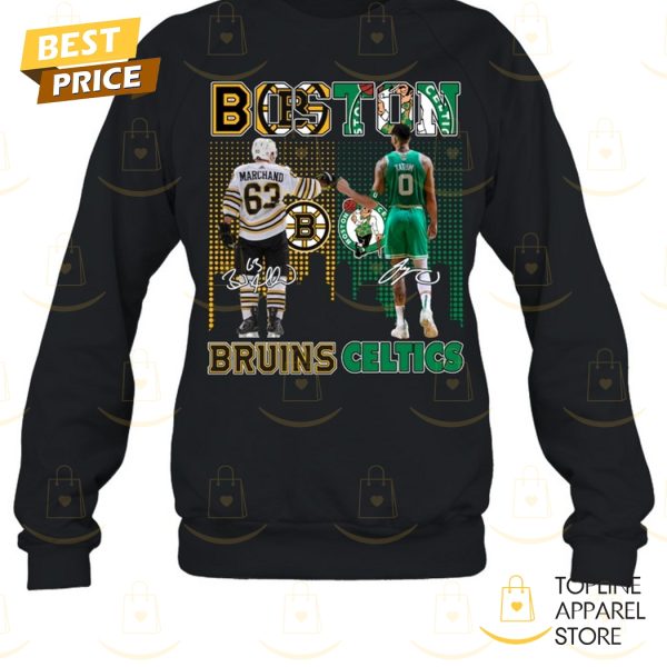 Boston Bruins x Boston Celtics Signature Unisex T-Shirt