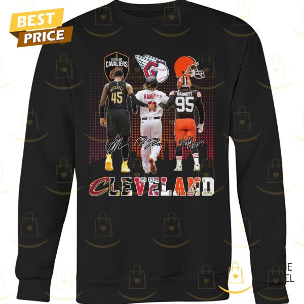 Cleveland Cavaliers x Cleveland Guardians x Cleveland Browns Signature Unisex T-Shirt