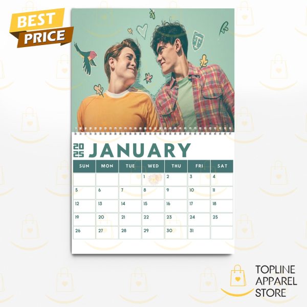 Heartstopper Happy New Year 2025 Calendar