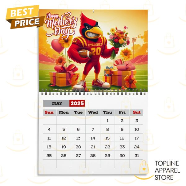 Iowa State Cyclones Go Cyclones 2025 Calendar