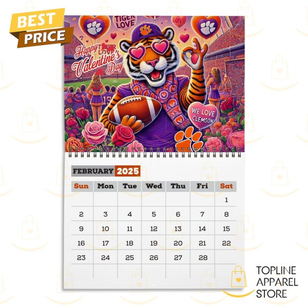 Clemson Tigers Football 2025 Calendar