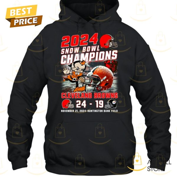 2024 Snow Bowl Champions Cleveland Browns Unisex T-Shirt