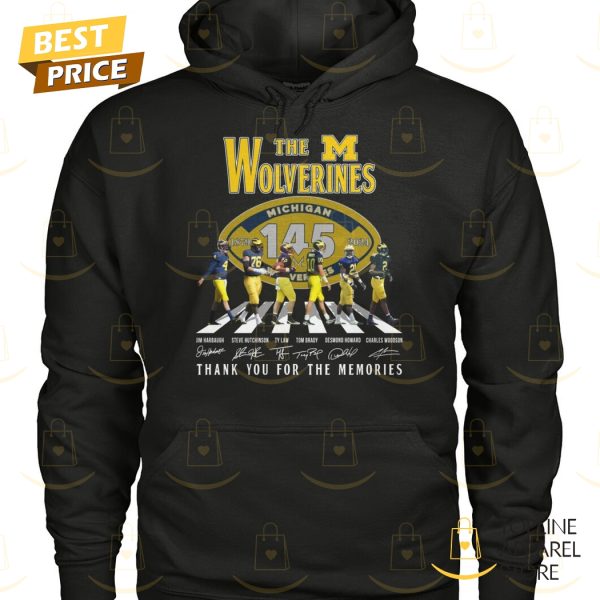 The Michigan Wolverines 1879-2024 145 Years Signature Thank You For The Memories Unisex T-Shirt