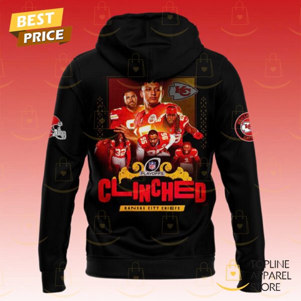 Kansas City Chiefs 2024 Playoffs Afc West Clinched Hoodie