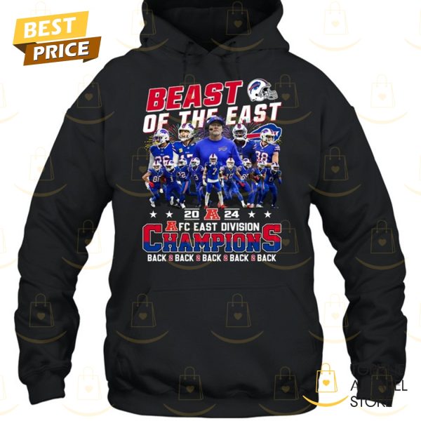 Beast Of The East 2024 AFC East Division Champions Buffalo Bills Unisex T-Shirt