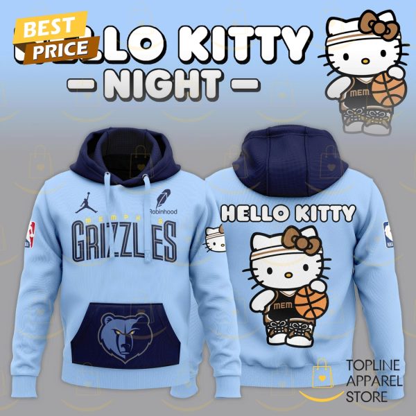 Memphis Grizzlies x Hello Kitty Hoodie – Blue