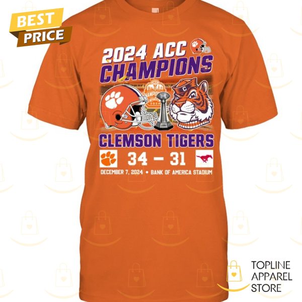 2024 ACC Champions Clemson Tigers Unisex T-Shirt